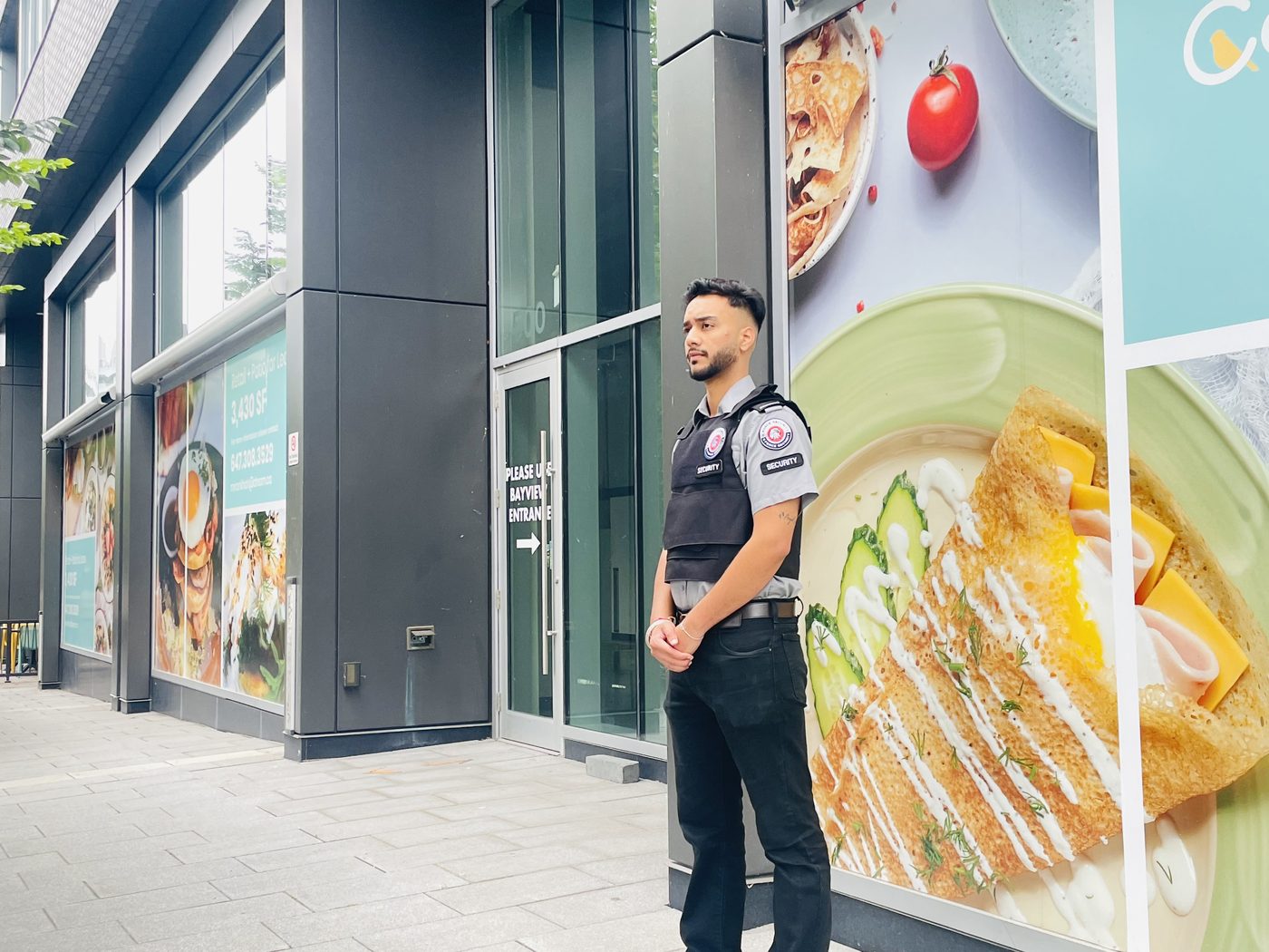 G Force Security guards on site