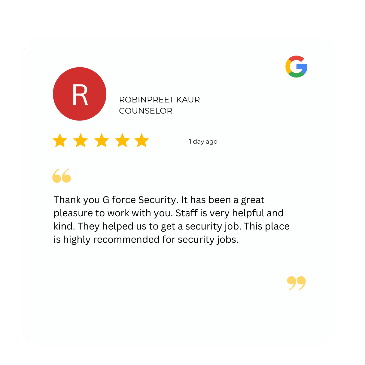 G-force-security-ontario-employee-job-review