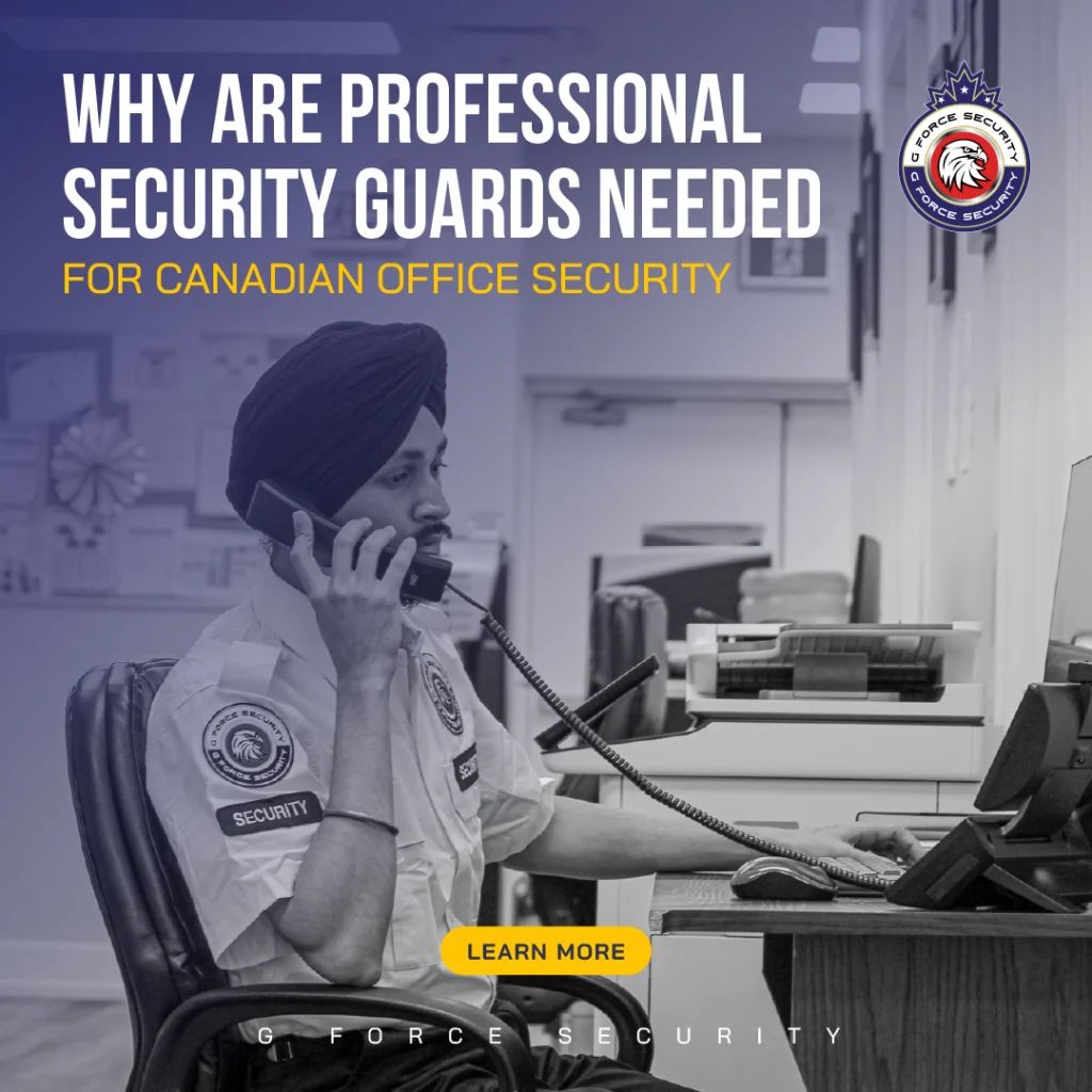Professional Security Guards for Canadian Office Security