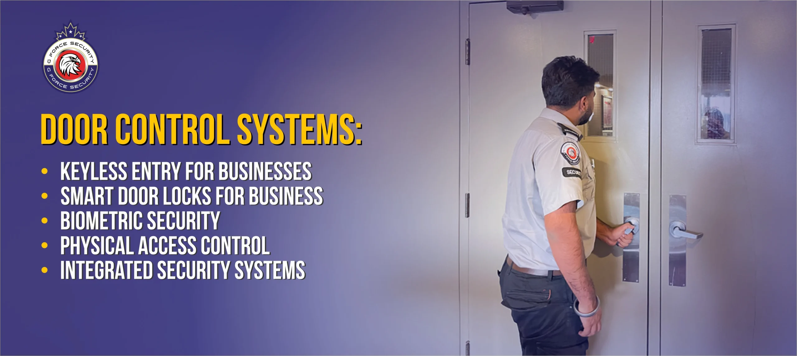 types of door control systems