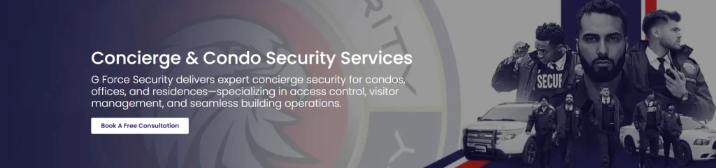 G Force Security concierge security services in Vancouver.