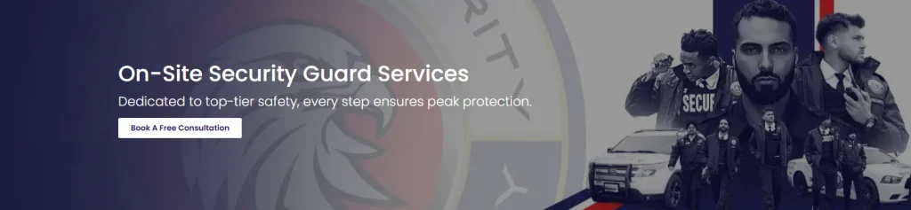 G Force Security on-site security guard services in Vancouver.